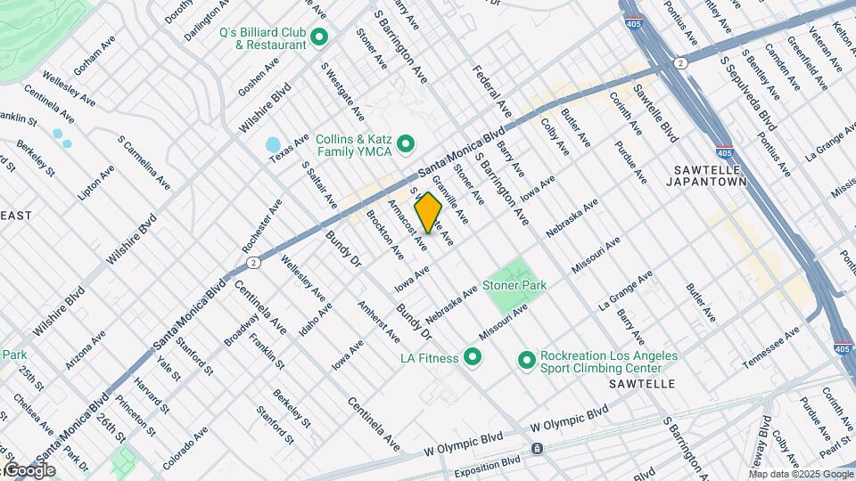 1616 Armacost Ave Map and Location Details