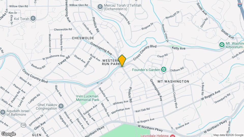 5872 Pimlico Rd Map and Location Details