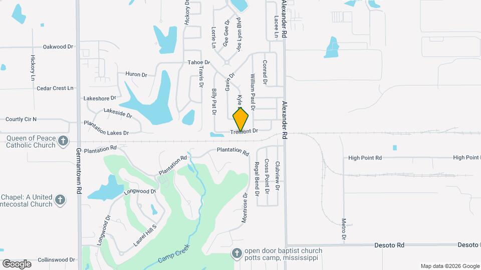 9135 Tremont Dr Map and Location Details