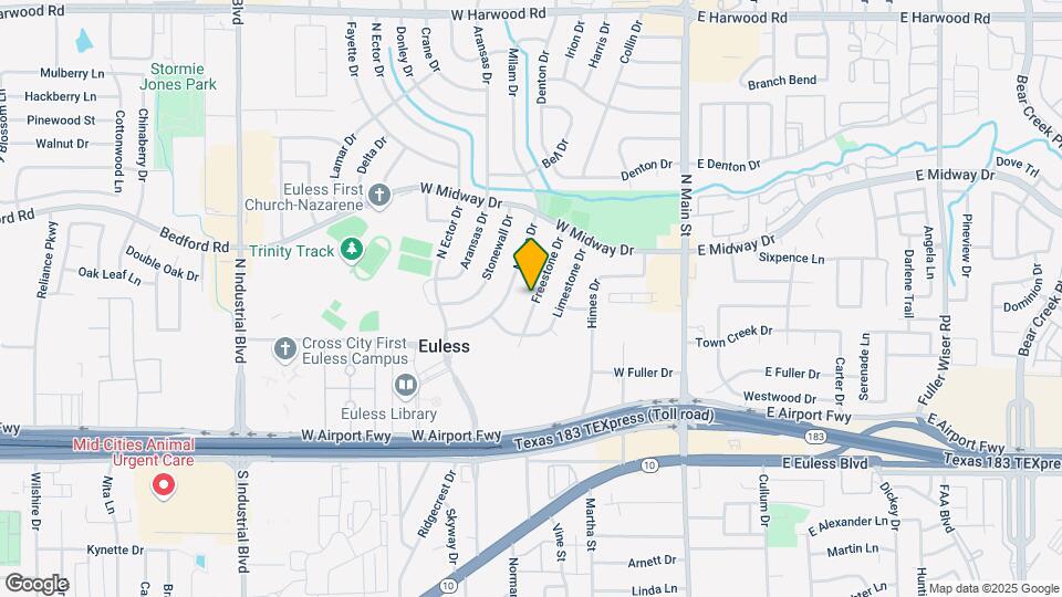 413 Freestone Dr Map and Location Details