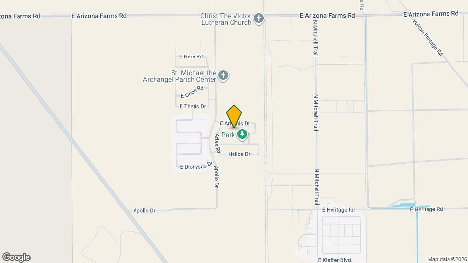 5954 E Demeter Dr Mapa y Detalles de la Ubicación