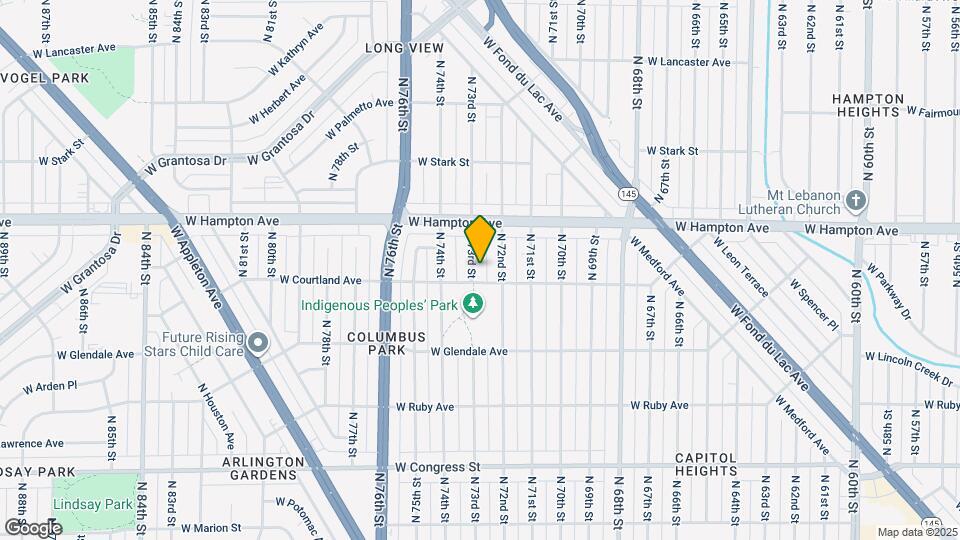 4714 N 73rd St Map and Location Details