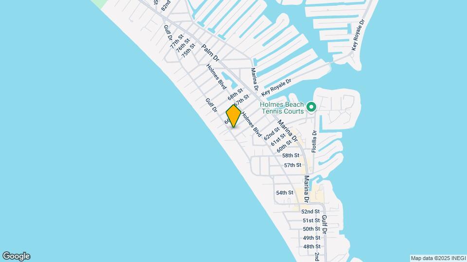 6407 Gulf Dr Map and Location Details