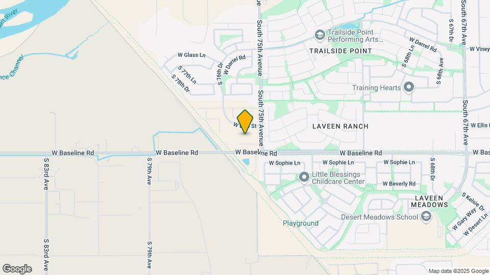 7444 S 75th Ln Map and Location Details