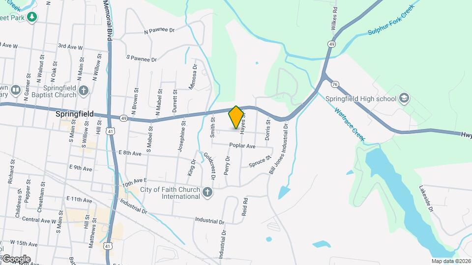 822 Pitt Ave Map and Location Details