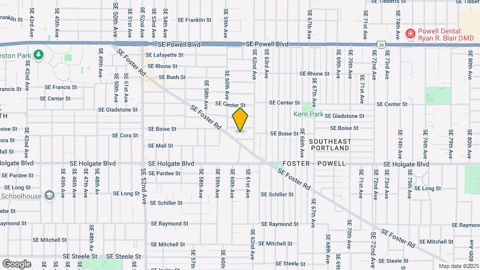 Kern Lofts Mapa y Detalles de la Ubicación