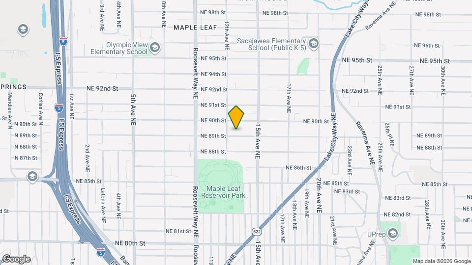 1216 NE 89th St, Unit 1216 A Mapa y Detalles de la Ubicación