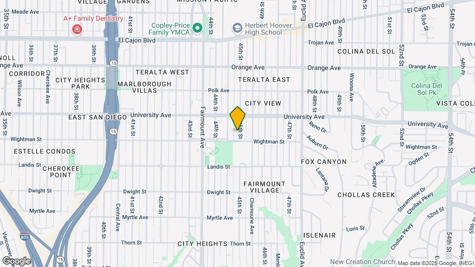 3820 45th St Map and Location Details