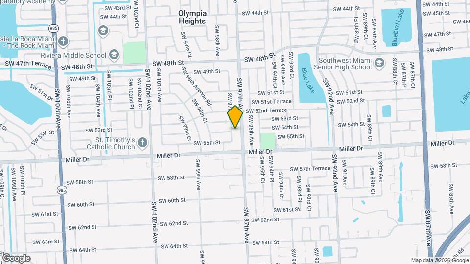 5401 SW 97th Ct Map and Location Details