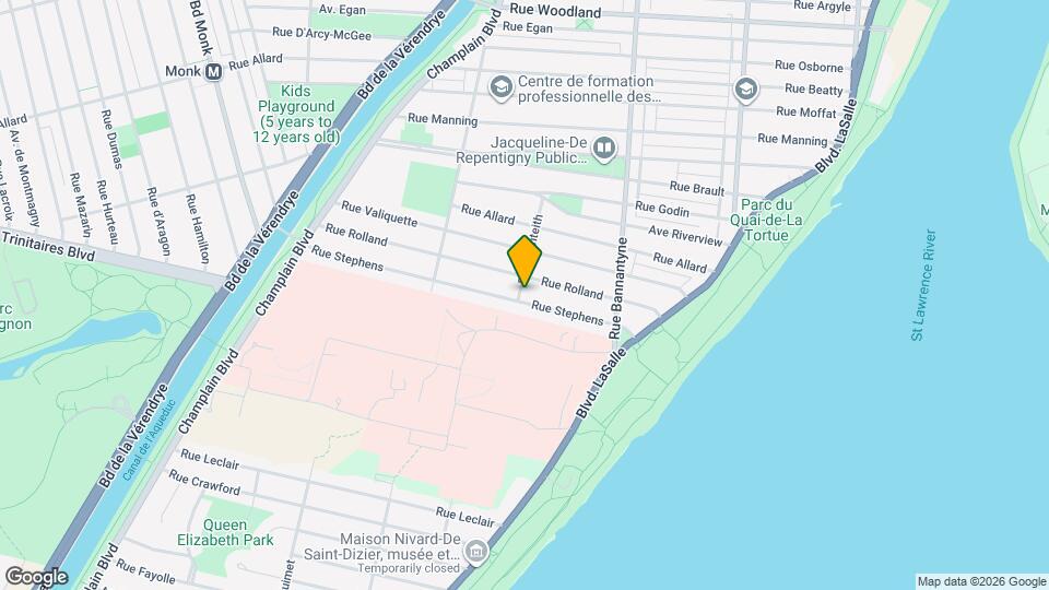 1149 Stephens Rue Map and Location Details