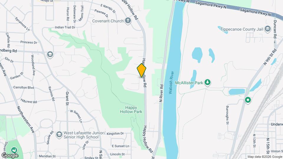 3 Bedroom. 2 Bath Near Purdue! Map and Location Details