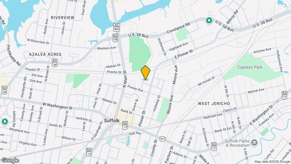 204 Central Ave Map and Location Details