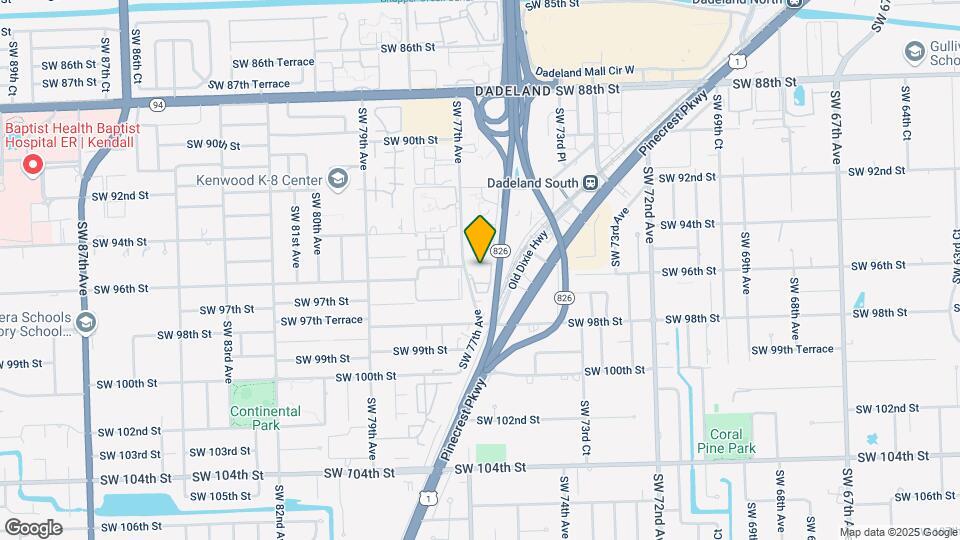 9621 SW 77th Ave Mapa y Detalles de la Ubicación