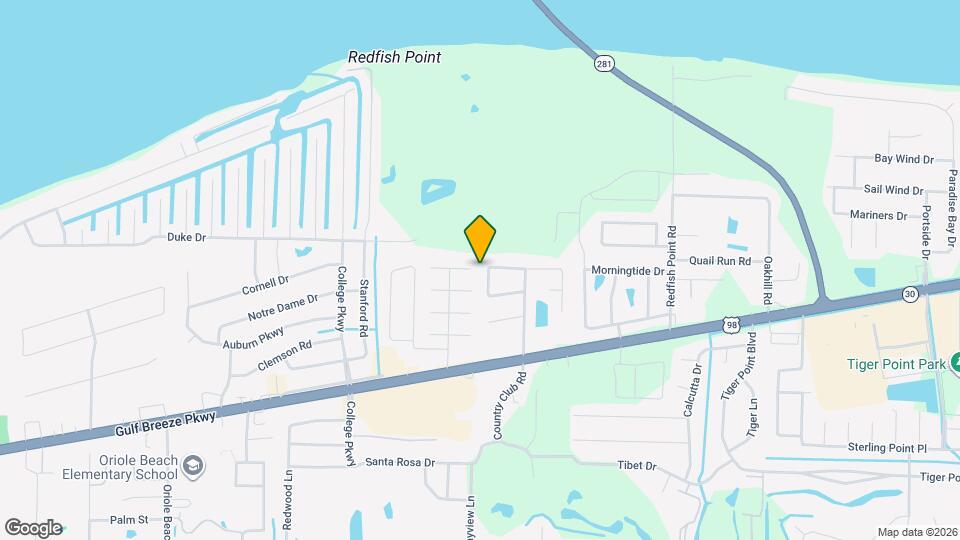 3393 Green Briar Cir, Unit Duplex Map and Location Details