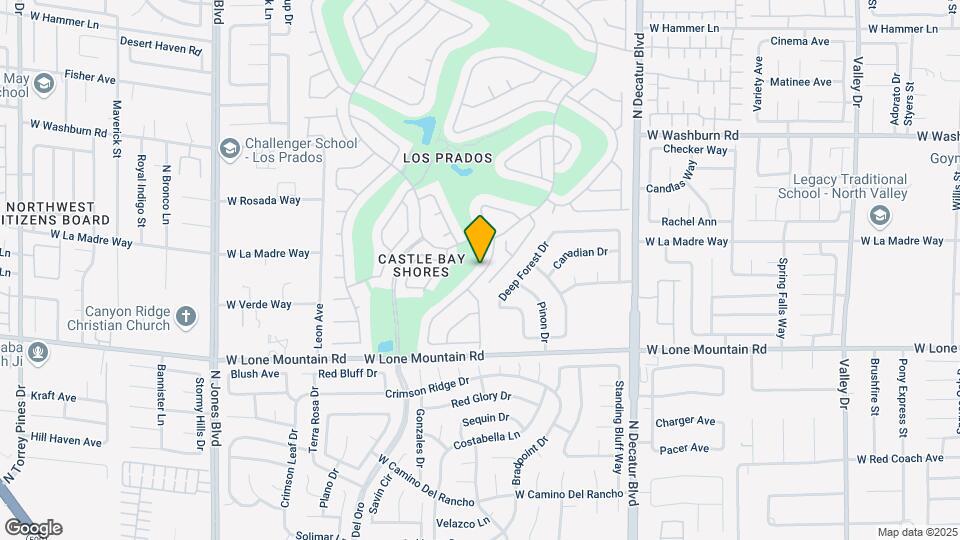4921 Fiesta Lakes St Map and Location Details