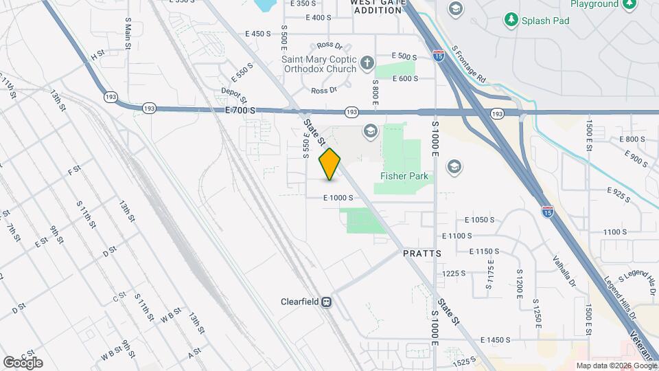 672 E 950 S, Unit Unit 1 Map and Location Details