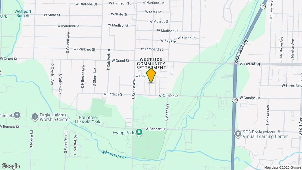 1120 S Clifton Ave Map and Location Details