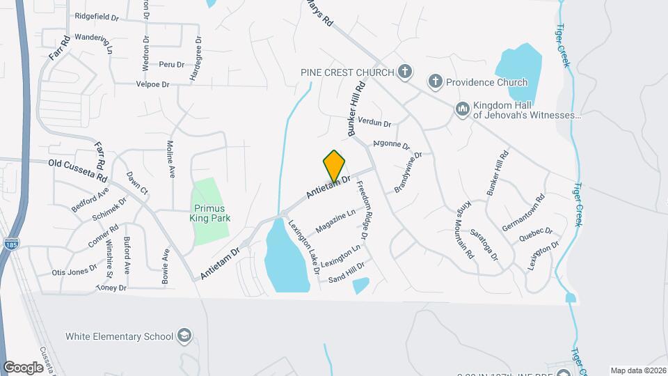 1362 Antietam Dr Map and Location Details
