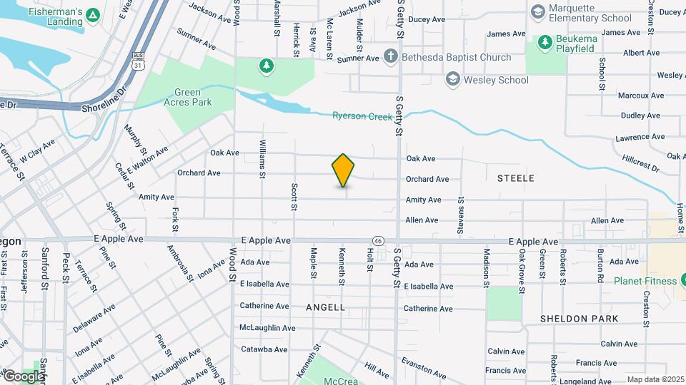 668 Amity Ave Map and Location Details