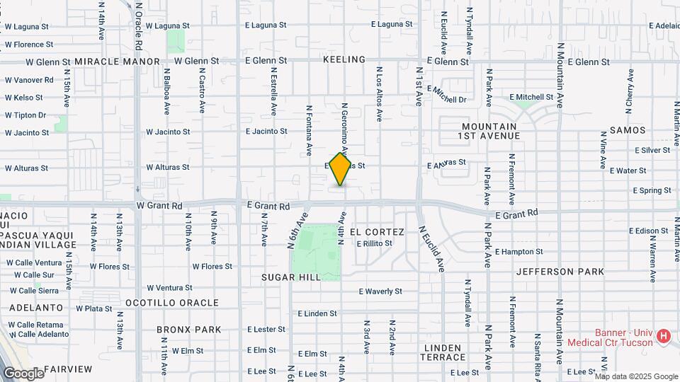 2415 N Geronimo Ave Mapa y Detalles de la Ubicación