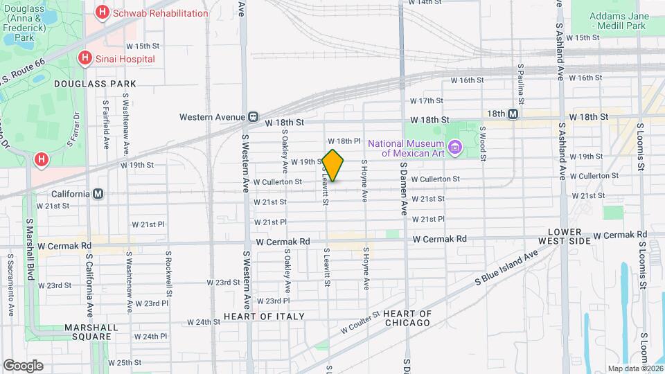 2151 W Cullerton St Map and Location Details