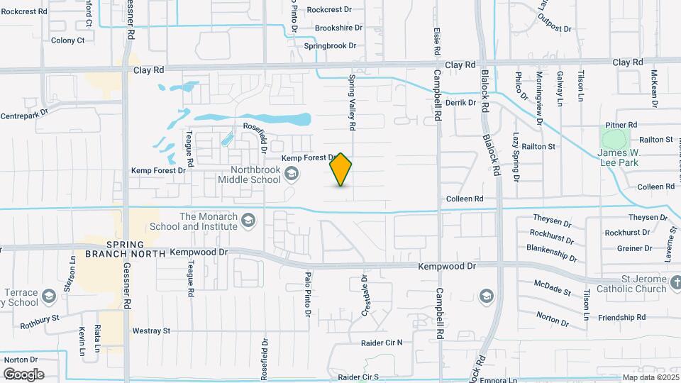 9715 Lawngate Dr Map and Location Details