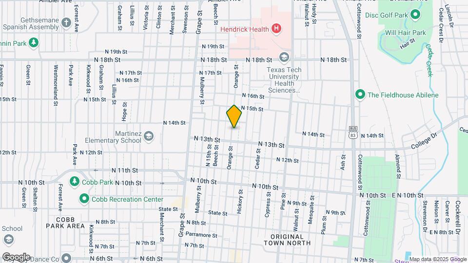 1333 Orange St Map and Location Details