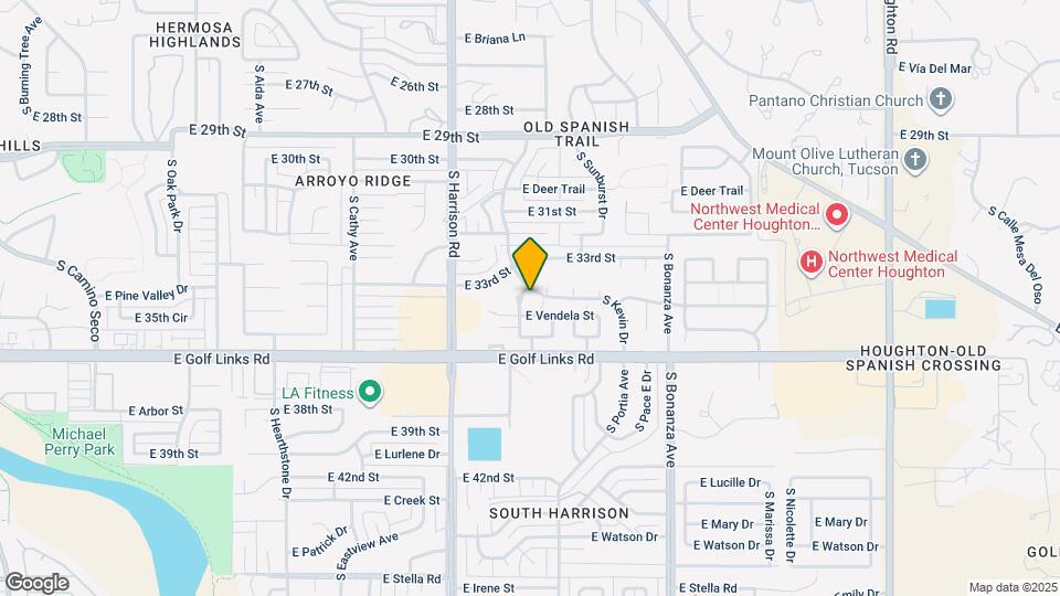 2423 S Cybil Ave Map and Location Details