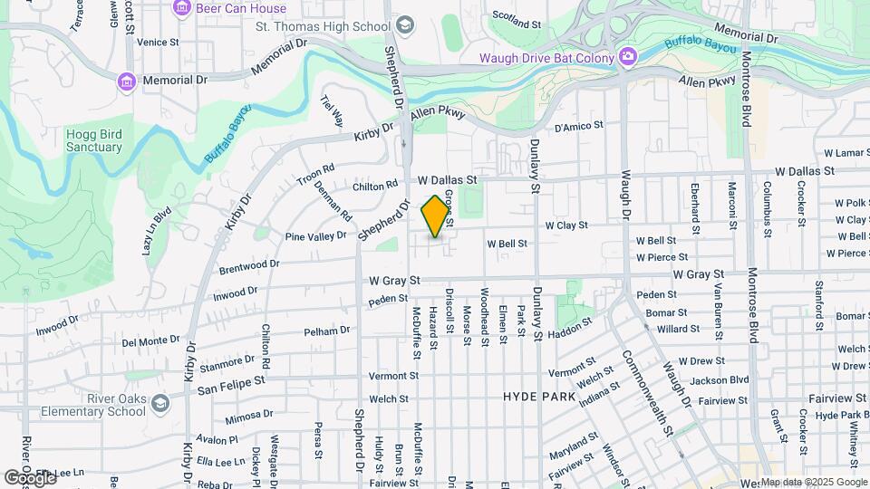 1201 McDuffie St Map and Location Details
