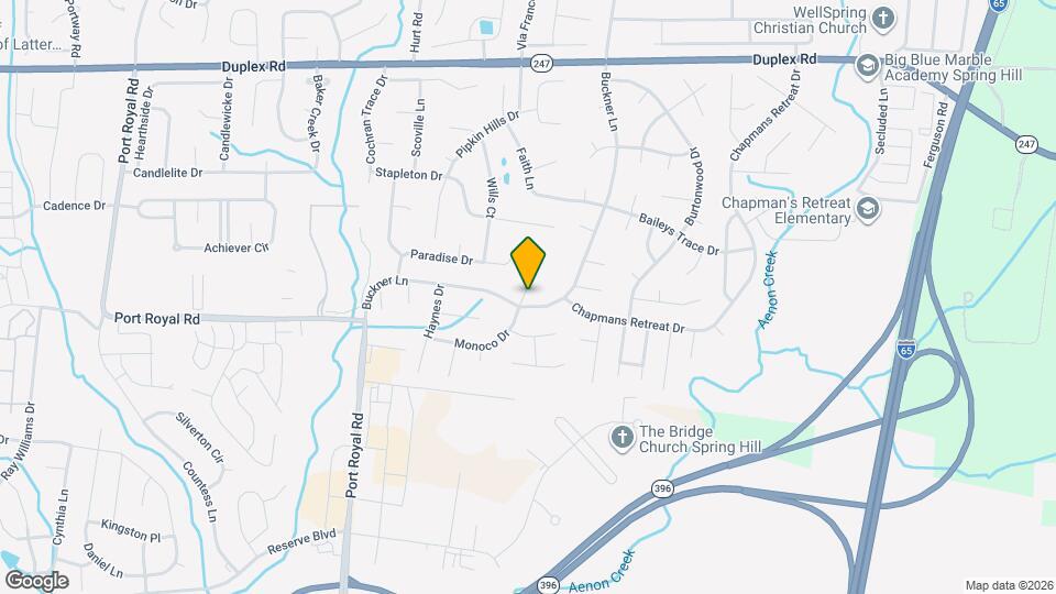 2963 Buckner Ln Map and Location Details