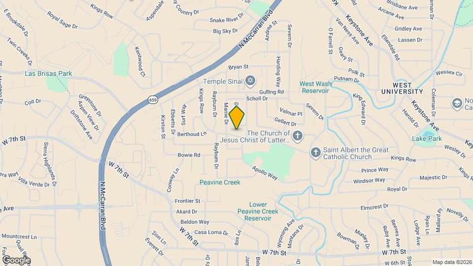 3029 Kings Row Map and Location Details