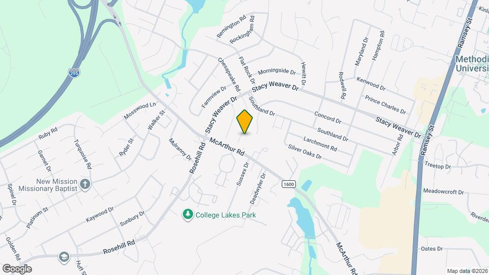 5030 Chesapeake Rd Map and Location Details