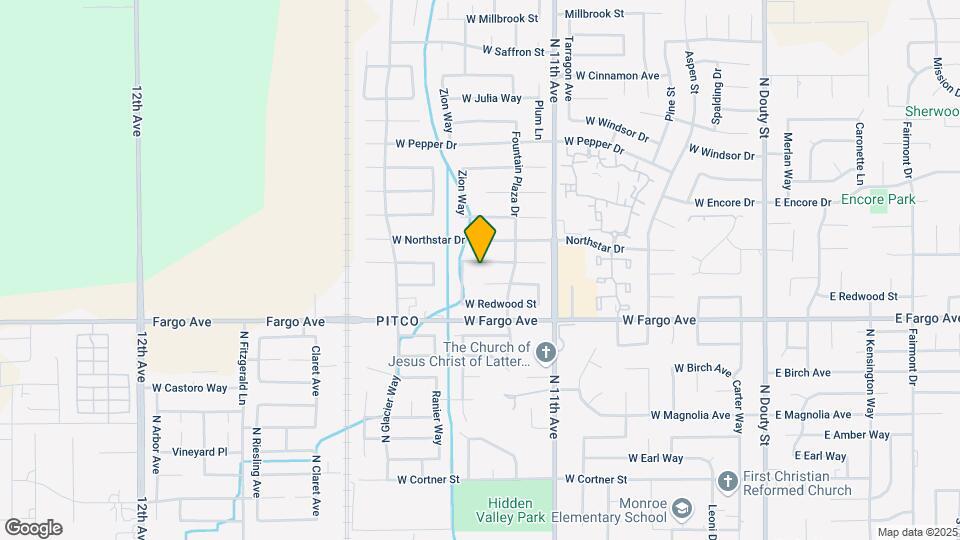937 W Orange St Map and Location Details