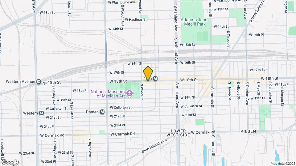 1739 W 18th St Mapa y Detalles de la Ubicación