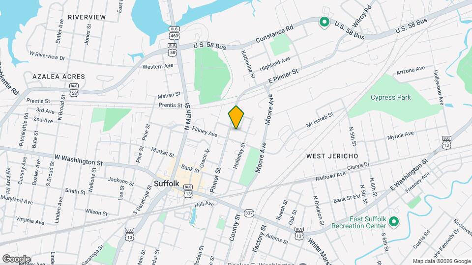 307 Central Ave Map and Location Details