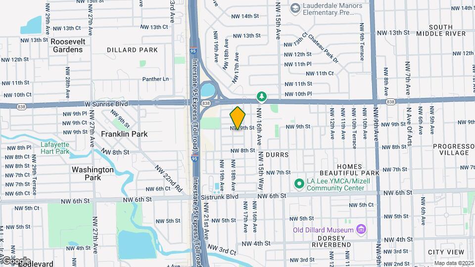 1717 NW 8th Pl Map and Location Details