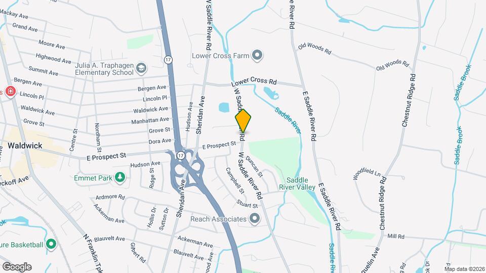 2 W Saddle River Rd Map and Location Details
