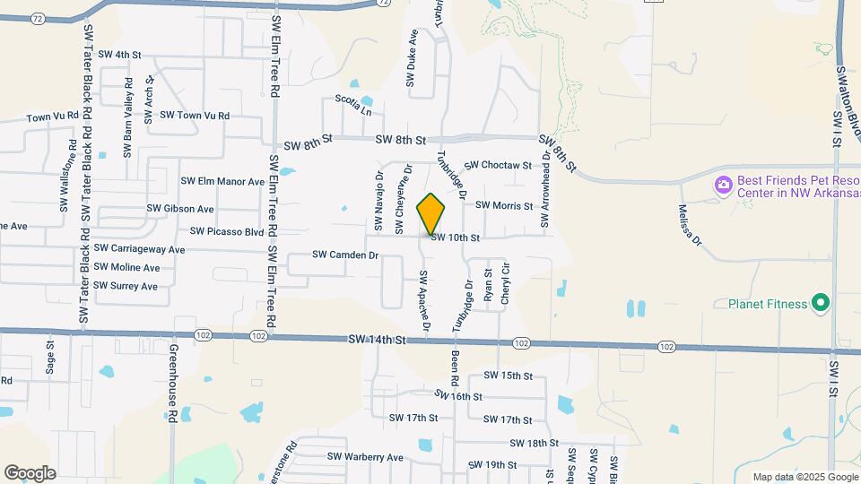 2705 SW 10th St Mapa y Detalles de la Ubicación