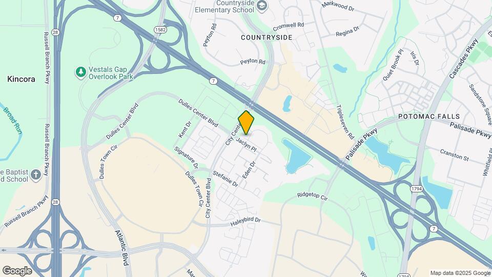 City Center Townes Mapa y Detalles de la Ubicación