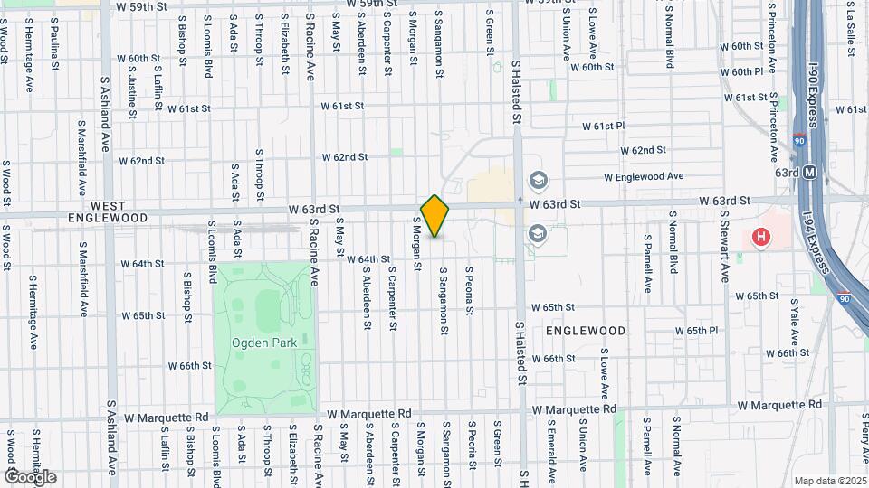 6342 S Sangamon St Map and Location Details