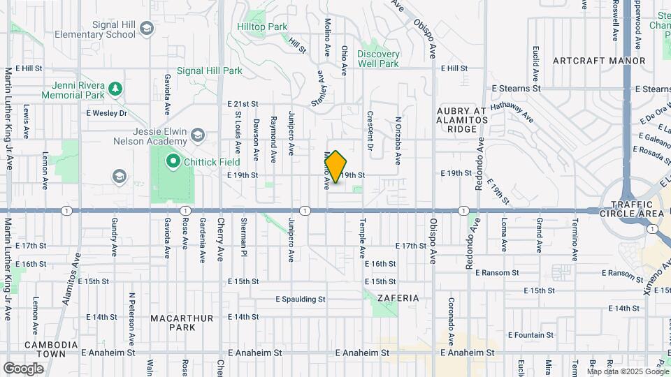 2609 E Wall St Map and Location Details