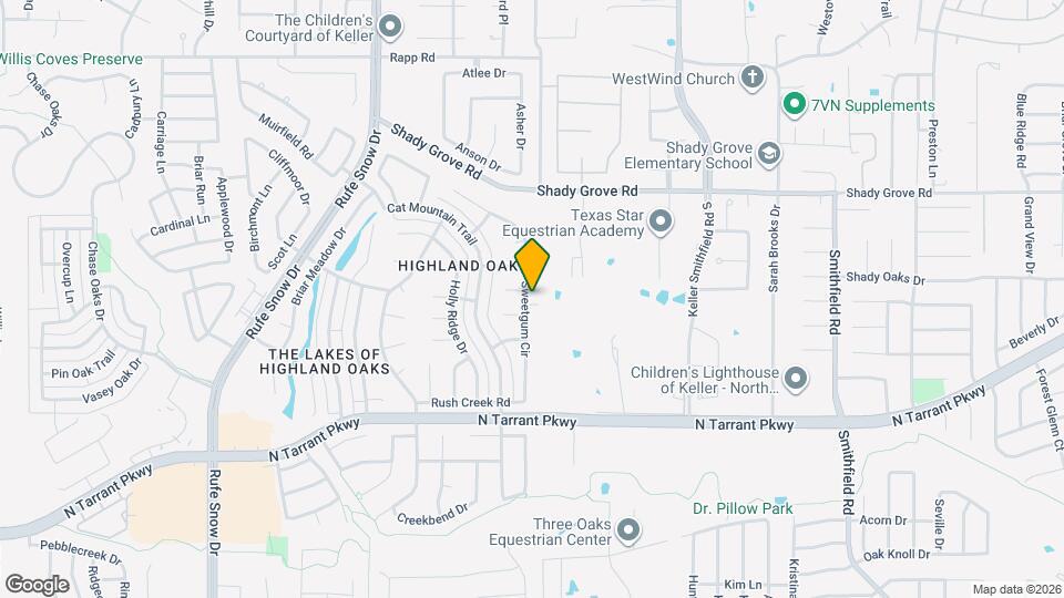 1419 Sweetgum Cir Map and Location Details
