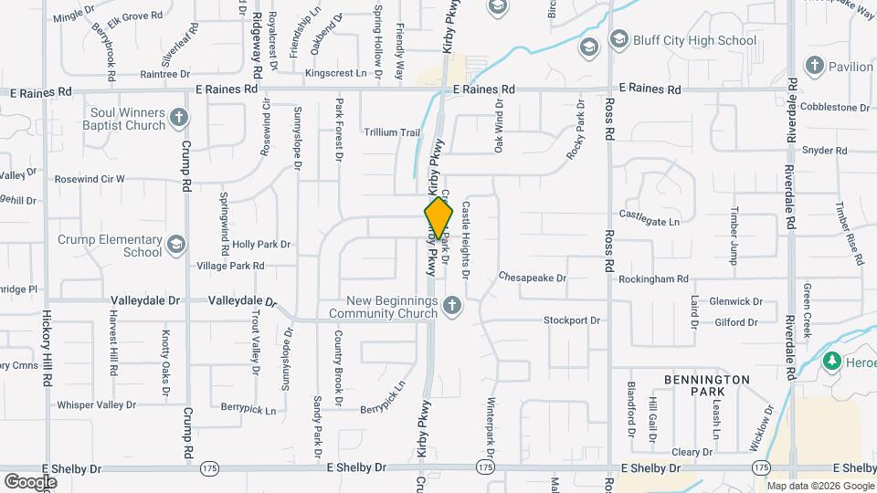 4381 Crescent Park Dr Map and Location Details