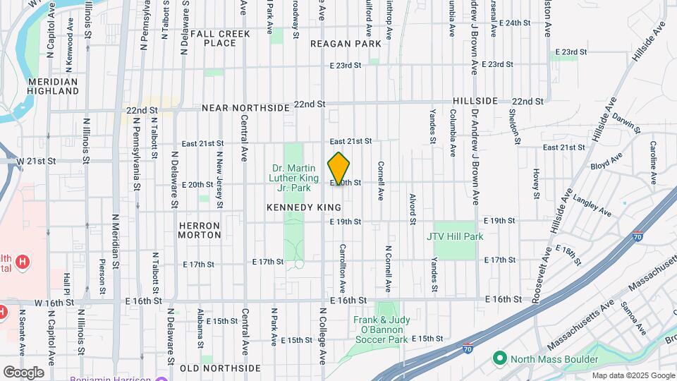 1950 Carrollton Ave Map and Location Details