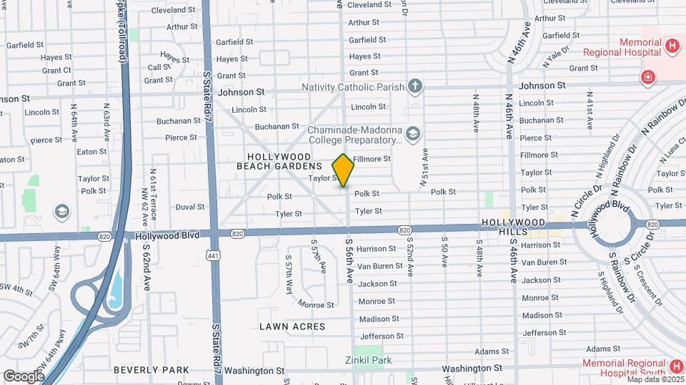 5601 Polk St Map and Location Details