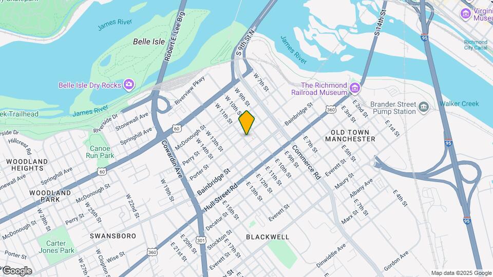 1020 Porter St Map and Location Details