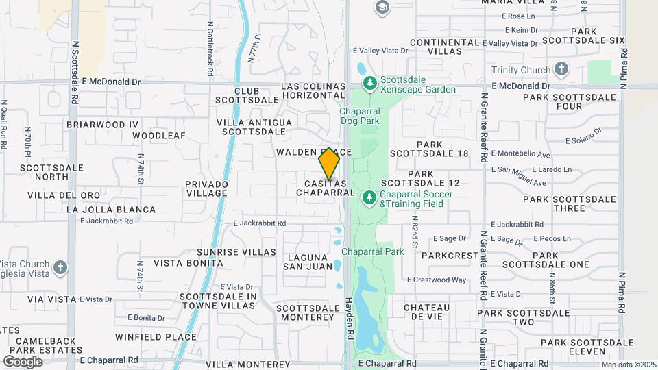 5634 N 79th Way Map and Location Details