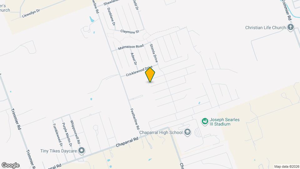 3303 Castleton Dr Map and Location Details