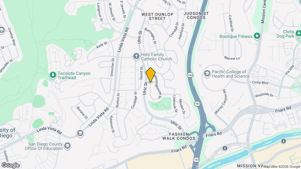 1819 Westinghouse St Map and Location Details