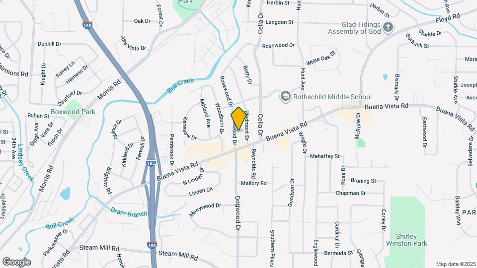 926 Rosewood Dr Map and Location Details